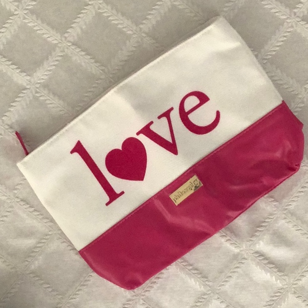 NWOT Philosophy LOVE Cosmetics Bag